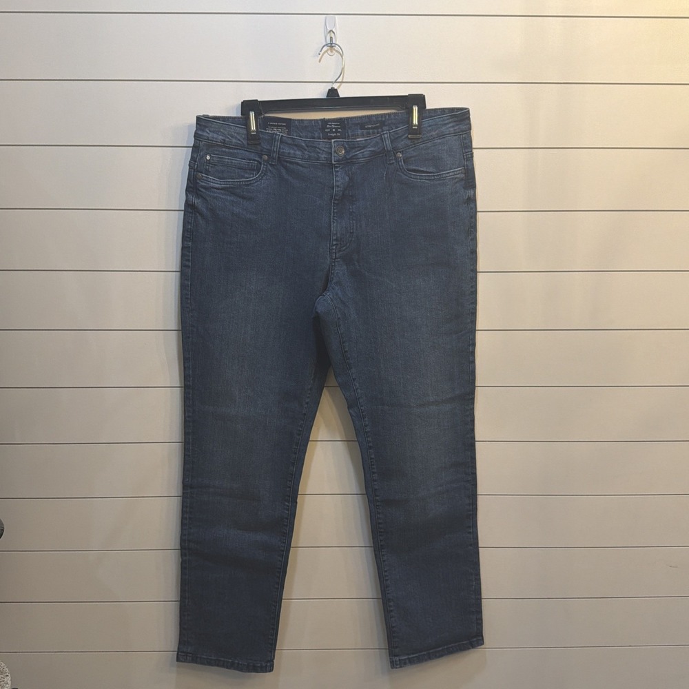Ben Sherman Jeans Men 40x34 (41X33.5) Denim Medium Wash Straight Leg Stretch